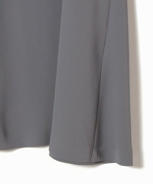 SHIPS / シップス ロング・マキシ丈ワンピース | 《予約》〈洗濯機可能〉ライト ダブルクロス バックフリル Aライン ワンピース（セレモニー対応可） | 詳細21