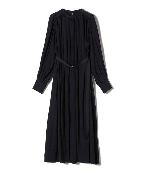 SHIPS / シップス ロング・マキシ丈ワンピース | 〈手洗い可能〉カッセン ギャザー ベルト付き 長袖 ワンピース | 詳細27