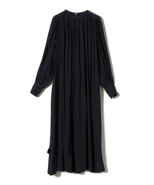 SHIPS / シップス ロング・マキシ丈ワンピース | 〈手洗い可能〉カッセン ギャザー ベルト付き 長袖 ワンピース | 詳細29