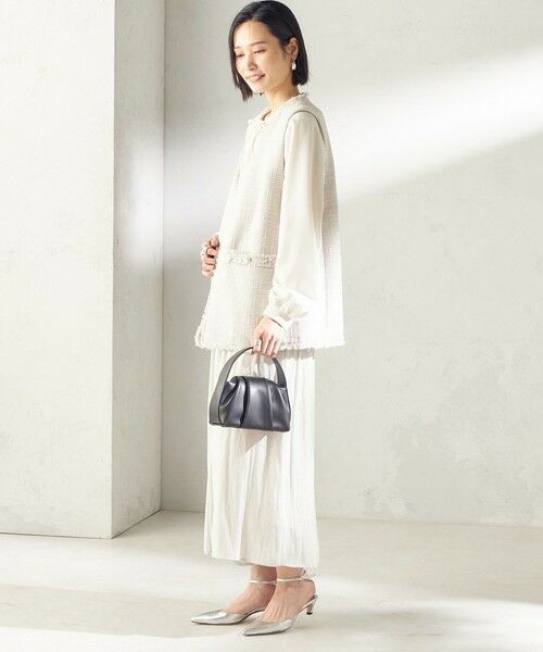 SHIPS / シップス ベスト | トライスピン 杢 ツイード カラーレス ジレ（セレモニー対応可） | 詳細11