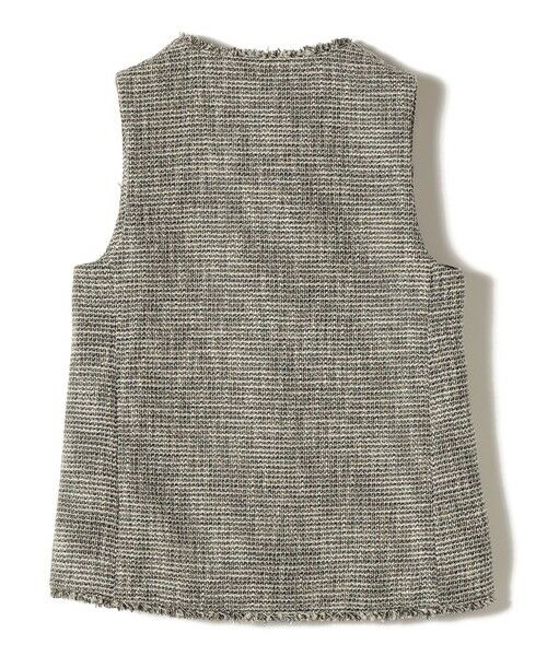 SHIPS / シップス ベスト | 《予約》トライスピン 杢 ツイード カラーレス ジレ（セレモニー対応可） | 詳細21