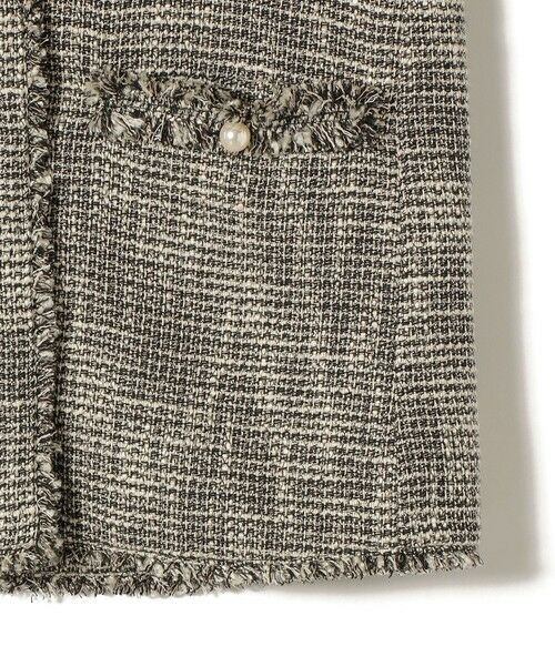 SHIPS / シップス ベスト | 《予約》トライスピン 杢 ツイード カラーレス ジレ（セレモニー対応可） | 詳細24