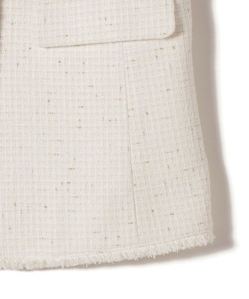 SHIPS / シップス ベスト | 《予約》ランダム ラメ ノーカラー ボックス ジレ（セレモニー対応可） | 詳細17