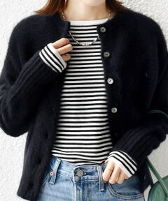 SHIPS / シップス ニット・セーター | 〈洗濯機可能〉ラメ クルーネック 長袖 ニット