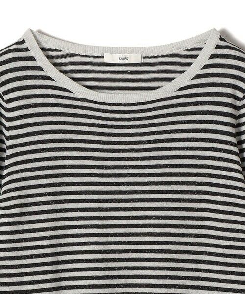 SHIPS / シップス ニット・セーター | 〈洗濯機可能〉ラメ クルーネック 長袖 ニット | 詳細19