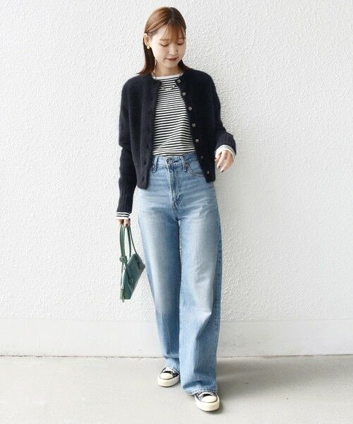 SHIPS / シップス ニット・セーター | 〈洗濯機可能〉ラメ クルーネック 長袖 ニット | 詳細9