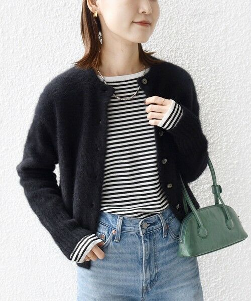 SHIPS / シップス ニット・セーター | 〈洗濯機可能〉ラメ クルーネック 長袖 ニット | 詳細14