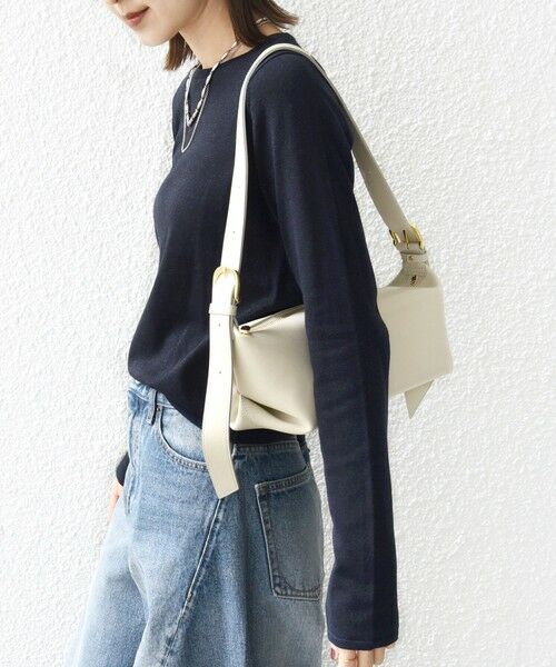 SHIPS / シップス ニット・セーター | 〈洗濯機可能〉ラメ クルーネック 長袖 ニット | 詳細29