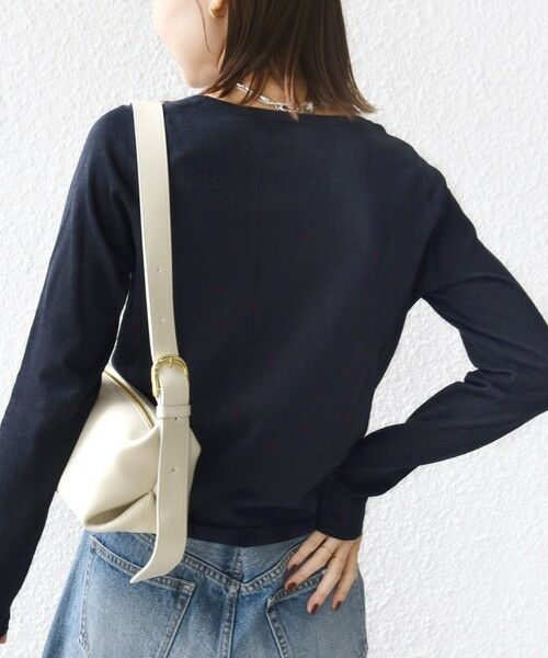 SHIPS / シップス ニット・セーター | 〈洗濯機可能〉ラメ クルーネック 長袖 ニット | 詳細30