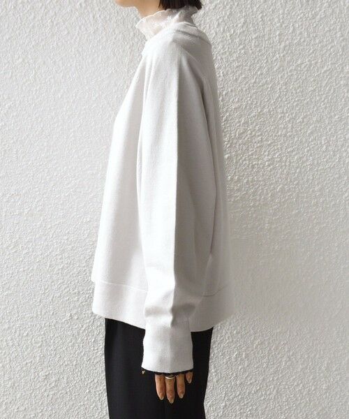 SHIPS / シップス ニット・セーター | 〈手洗い可能〉コットン カシミヤ混 スカラップヘム ボートネック プルオーバー | 詳細12