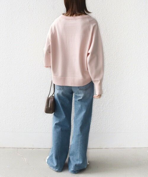 SHIPS / シップス ニット・セーター | 〈手洗い可能〉コットン カシミヤ混 スカラップヘム ボートネック プルオーバー | 詳細17