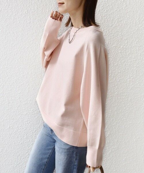 SHIPS / シップス ニット・セーター | 〈手洗い可能〉コットン カシミヤ混 スカラップヘム ボートネック プルオーバー | 詳細20