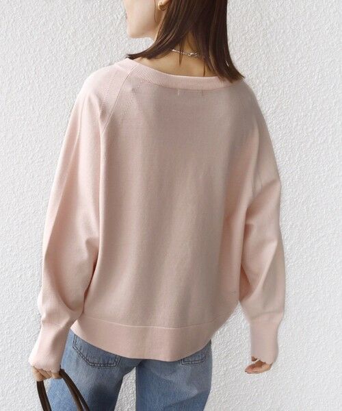 SHIPS / シップス ニット・セーター | 〈手洗い可能〉コットン カシミヤ混 スカラップヘム ボートネック プルオーバー | 詳細21