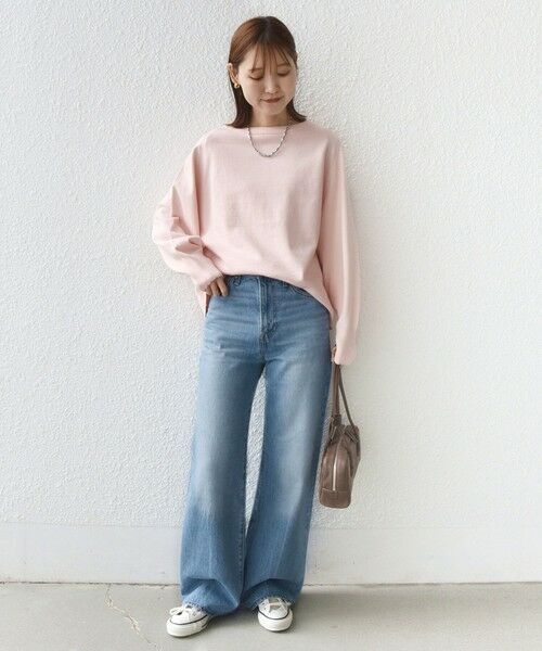 SHIPS / シップス ニット・セーター | 〈手洗い可能〉コットン カシミヤ混 スカラップヘム ボートネック プルオーバー | 詳細15