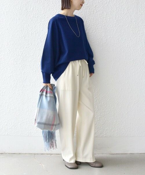 SHIPS / シップス ニット・セーター | 〈手洗い可能〉コットン カシミヤ混 スカラップヘム ボートネック プルオーバー | 詳細28