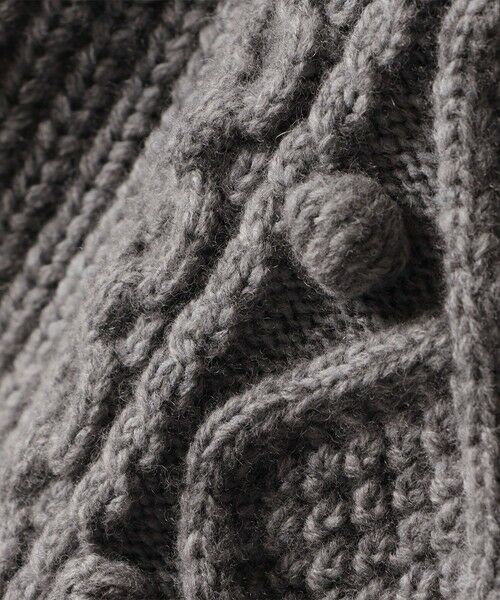 SHIPS / シップス カーディガン・ボレロ | SHIPS Primary Navy Label:〈手洗い可能〉PON PON ケーブル ジップ アップ カーディガン | 詳細5