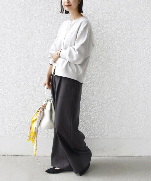 SHIPS / シップス カーディガン・ボレロ | 〈手洗い可能〉コットン カシミヤ混 スカラップヘム カーディガン | 詳細2