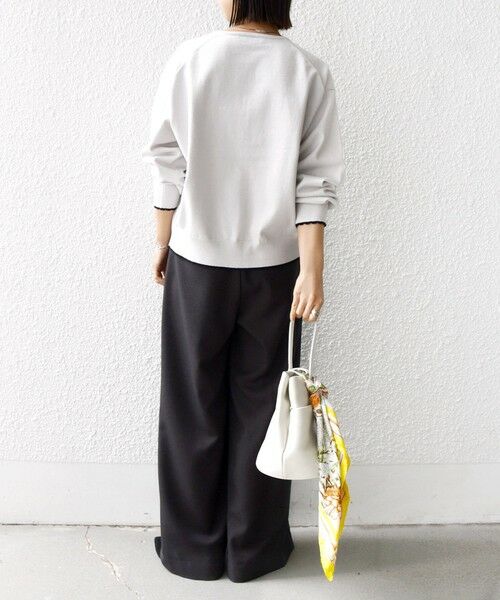 SHIPS / シップス カーディガン・ボレロ | 〈手洗い可能〉コットン カシミヤ混 スカラップヘム カーディガン | 詳細3