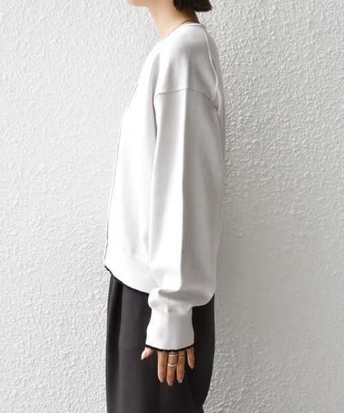 SHIPS / シップス カーディガン・ボレロ | 〈手洗い可能〉コットン カシミヤ混 スカラップヘム カーディガン | 詳細12