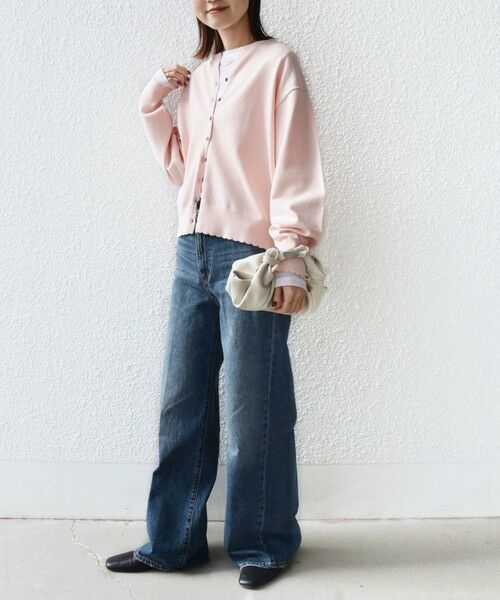 SHIPS / シップス カーディガン・ボレロ | 〈手洗い可能〉コットン カシミヤ混 スカラップヘム カーディガン | 詳細16