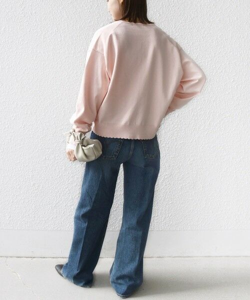 SHIPS / シップス カーディガン・ボレロ | 〈手洗い可能〉コットン カシミヤ混 スカラップヘム カーディガン | 詳細17