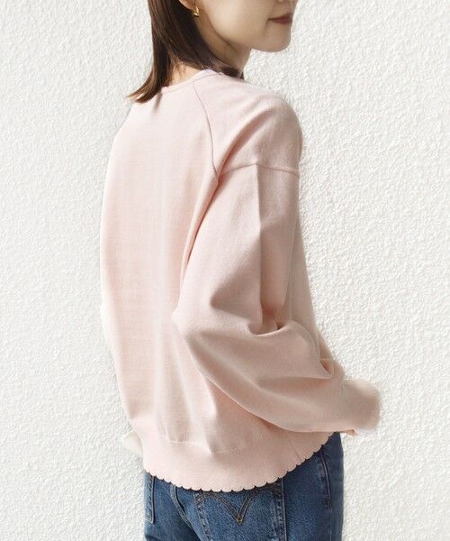 SHIPS / シップス カーディガン・ボレロ | 〈手洗い可能〉コットン カシミヤ混 スカラップヘム カーディガン | 詳細20