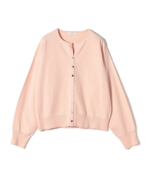 SHIPS / シップス カーディガン・ボレロ | 〈手洗い可能〉コットン カシミヤ混 スカラップヘム カーディガン | 詳細24