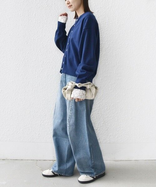 SHIPS / シップス カーディガン・ボレロ | 〈手洗い可能〉コットン カシミヤ混 スカラップヘム カーディガン | 詳細27