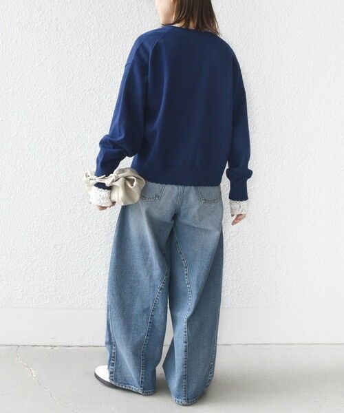 SHIPS / シップス カーディガン・ボレロ | 〈手洗い可能〉コットン カシミヤ混 スカラップヘム カーディガン | 詳細28