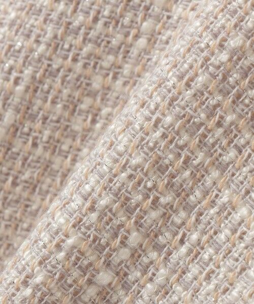 SHIPS / シップス ノーカラージャケット | 《予約》トライスピン 杢 ツイード パール モチーフ ボタン ジャケット（セレモニー対応可） | 詳細15