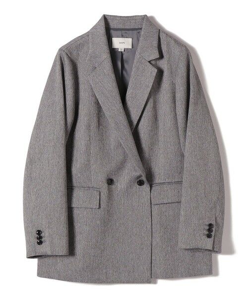 SHIPS / シップス テーラードジャケット | 〈手洗い可能〉ウール 調 合繊 ダブル ジャケット | 詳細9