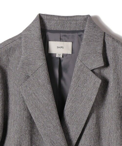 SHIPS / シップス テーラードジャケット | 〈手洗い可能〉ウール 調 合繊 ダブル ジャケット | 詳細13