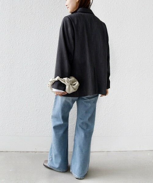 SHIPS / シップス テーラードジャケット | 〈手洗い可能〉ウール 調 合繊 ダブル ジャケット | 詳細21