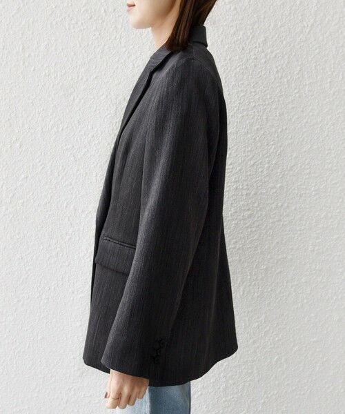 SHIPS / シップス テーラードジャケット | 〈手洗い可能〉ウール 調 合繊 ダブル ジャケット | 詳細29