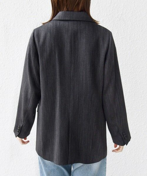 SHIPS / シップス テーラードジャケット | 〈手洗い可能〉ウール 調 合繊 ダブル ジャケット | 詳細30