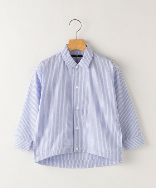 SHIPS / シップス シャツ・ブラウス | SHIPS KIDS:100〜130cm / ドローストリング ストライプ シャツ | 詳細3