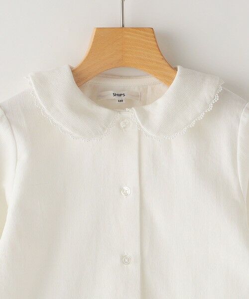 SHIPS / シップス シャツ・ブラウス | SHIPS KIDS:110〜130cm / ミニ レース カラー ブラウス | 詳細2