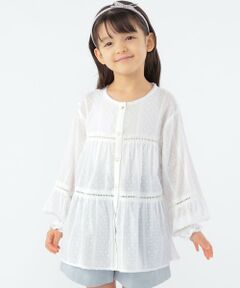 SHIPS / シップス シャツ・ブラウス | SHIPS KIDS:100〜130cm / スナップ ボタン ティアード ブラウス