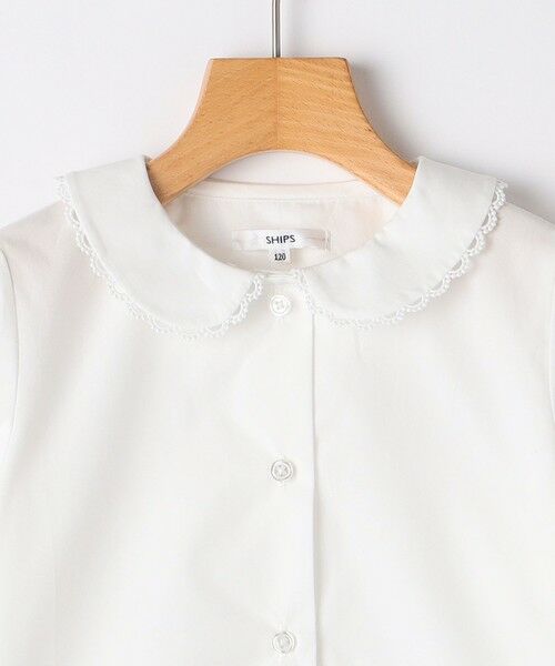 SHIPS / シップス シャツ・ブラウス | SHIPS KIDS:110〜130cm / ミニ レース カラー ブラウス | 詳細2