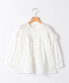 SHIPS / シップス シャツ・ブラウス | SHIPS KIDS:80〜90cm / スナップ ボタン フリル ブラウス