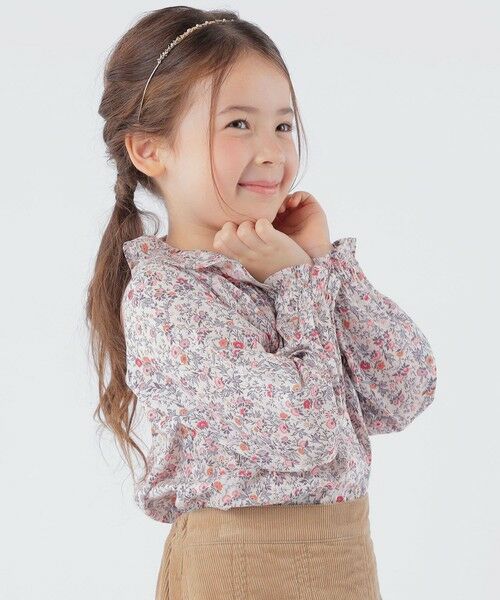 SHIPS / シップス シャツ・ブラウス | SHIPS KIDS:100〜130cm / リバティ フリルカラー ブラウス | 詳細1