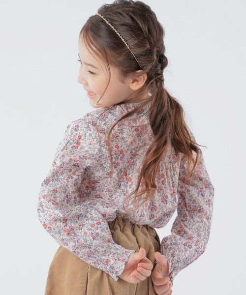 SHIPS / シップス シャツ・ブラウス | SHIPS KIDS:100〜130cm / リバティ フリルカラー ブラウス | 詳細4