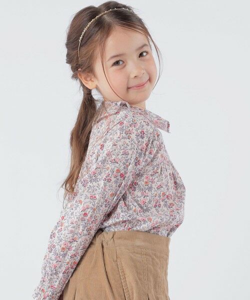 SHIPS / シップス シャツ・ブラウス | SHIPS KIDS:100〜130cm / リバティ フリルカラー ブラウス | 詳細5