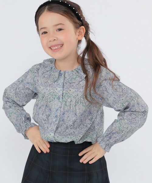 SHIPS / シップス シャツ・ブラウス | SHIPS KIDS:100〜130cm / リバティ フリルカラー ブラウス | 詳細12