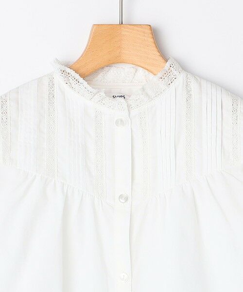 SHIPS / シップス シャツ・ブラウス | SHIPS KIDS:80〜90cm / ピンタック レース ブラウス | 詳細2