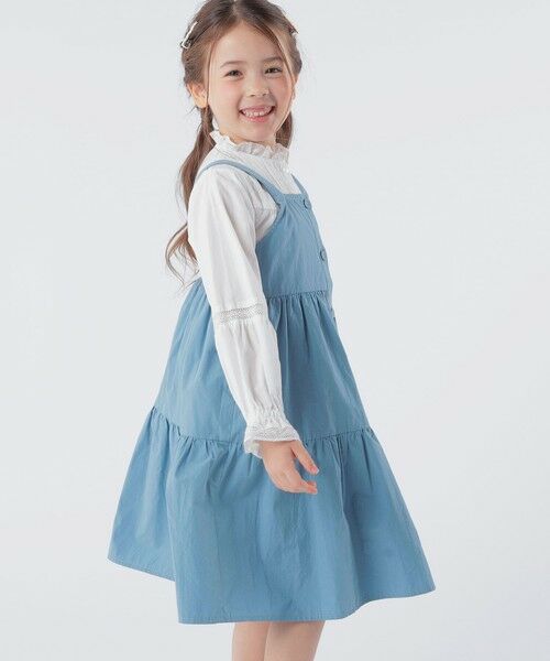 SHIPS / シップス シャツ・ブラウス | SHIPS KIDS:100〜130cm / ピンタック レース ブラウス | 詳細2