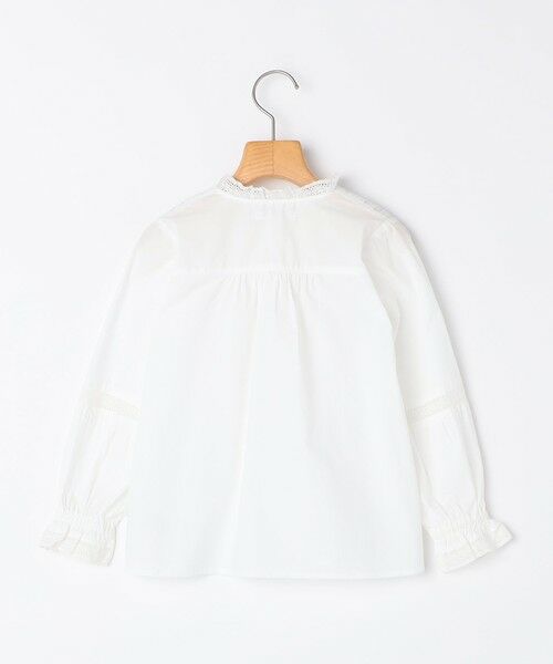 SHIPS / シップス シャツ・ブラウス | SHIPS KIDS:140〜150cm / ピンタック レース ブラウス | 詳細1