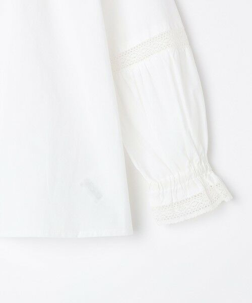 SHIPS / シップス シャツ・ブラウス | SHIPS KIDS:140〜150cm / ピンタック レース ブラウス | 詳細3