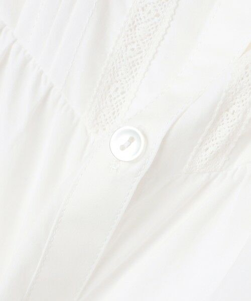 SHIPS / シップス シャツ・ブラウス | SHIPS KIDS:140〜150cm / ピンタック レース ブラウス | 詳細4