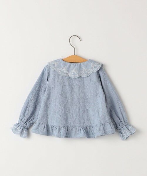 SHIPS / シップス シャツ・ブラウス | SHIPS KIDS:80〜90cm /刺繍 フリルカラー ブラウス | 詳細2